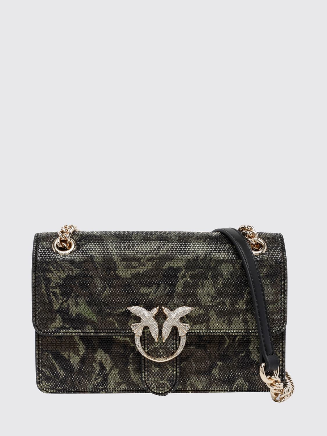 PINKO SHOULDER STRAP: Shoulder strap woman Pinko, Green - Img 1