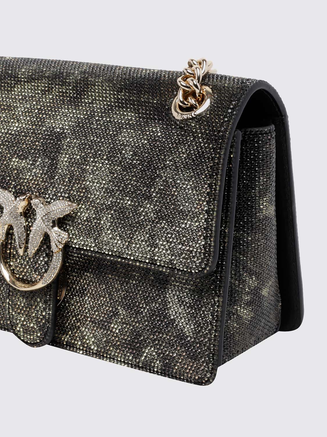 PINKO SHOULDER STRAP: Shoulder strap woman Pinko, Green - Img 3
