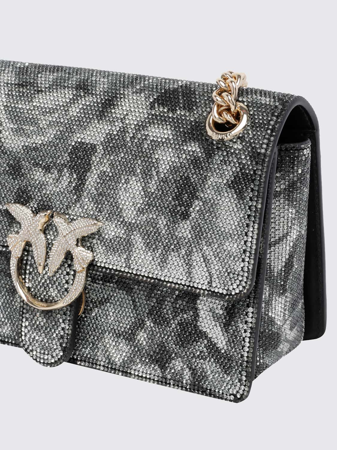PINKO SHOULDER STRAP: Shoulder strap woman Pinko, Grey - Img 3