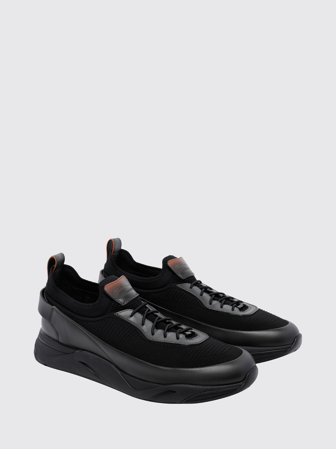 SANTONI BASKETS: Baskets homme Santoni, Gris - Img 2
