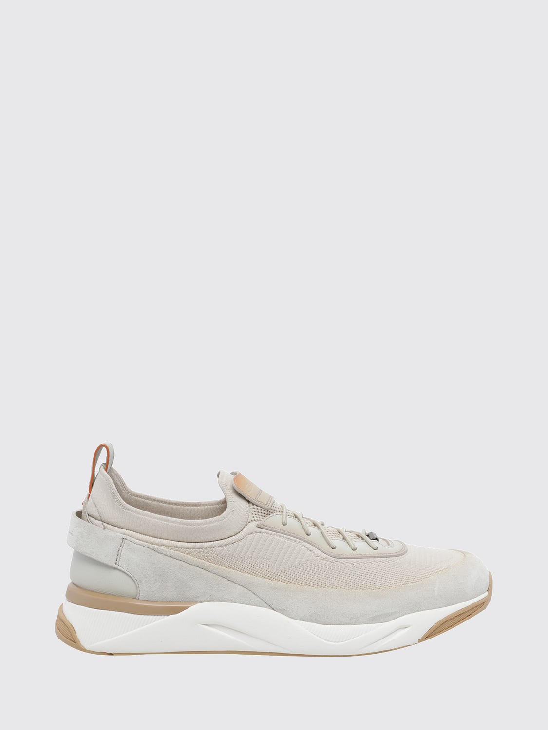 SANTONI BASKETS: Baskets homme Santoni, Beige - Img 1