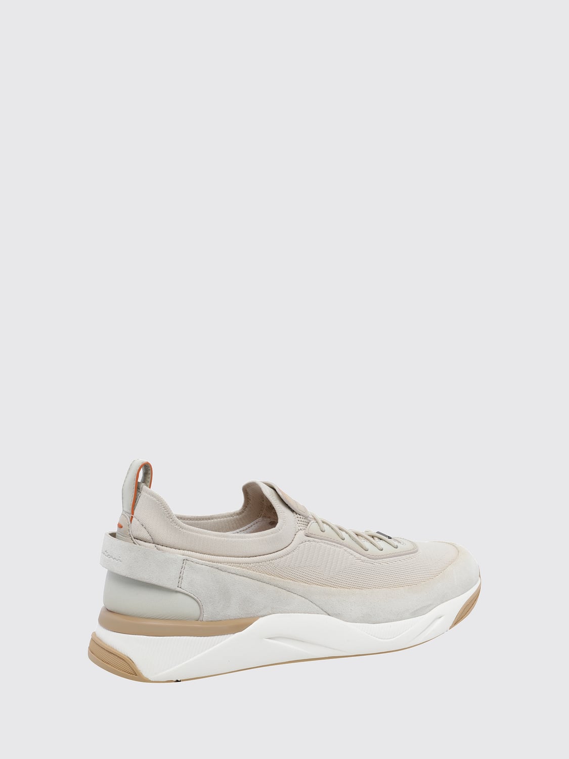 SANTONI BASKETS: Baskets homme Santoni, Beige - Img 4