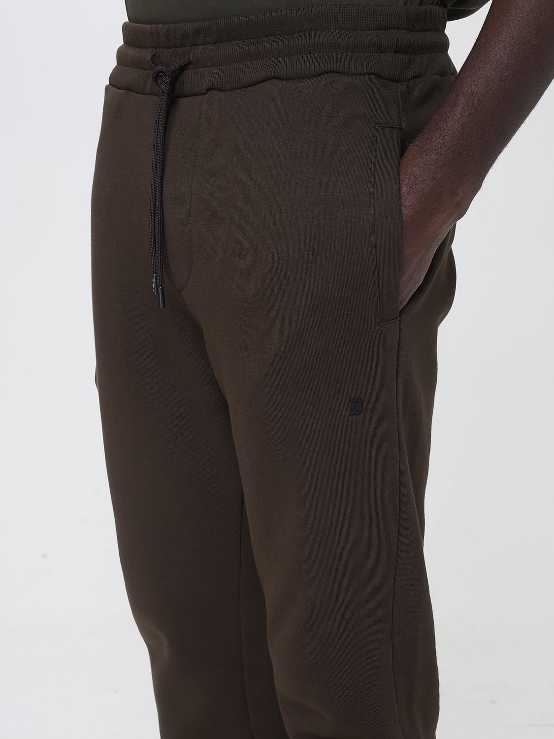 DONDUP PANTS: Pants men Dondup, Brown - Img 3