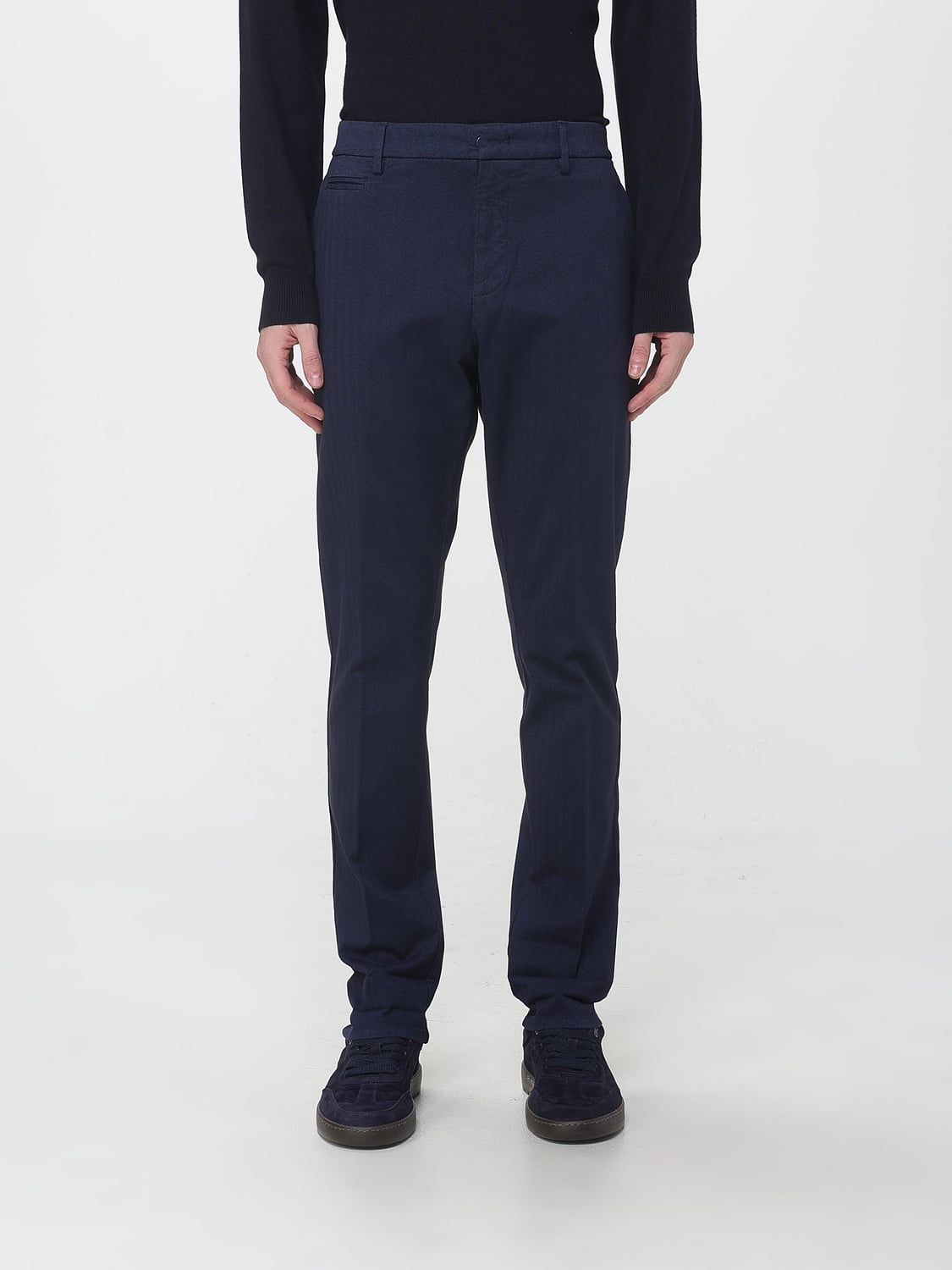 DONDUP PANTS: Pants men Dondup, Blue - Img 1