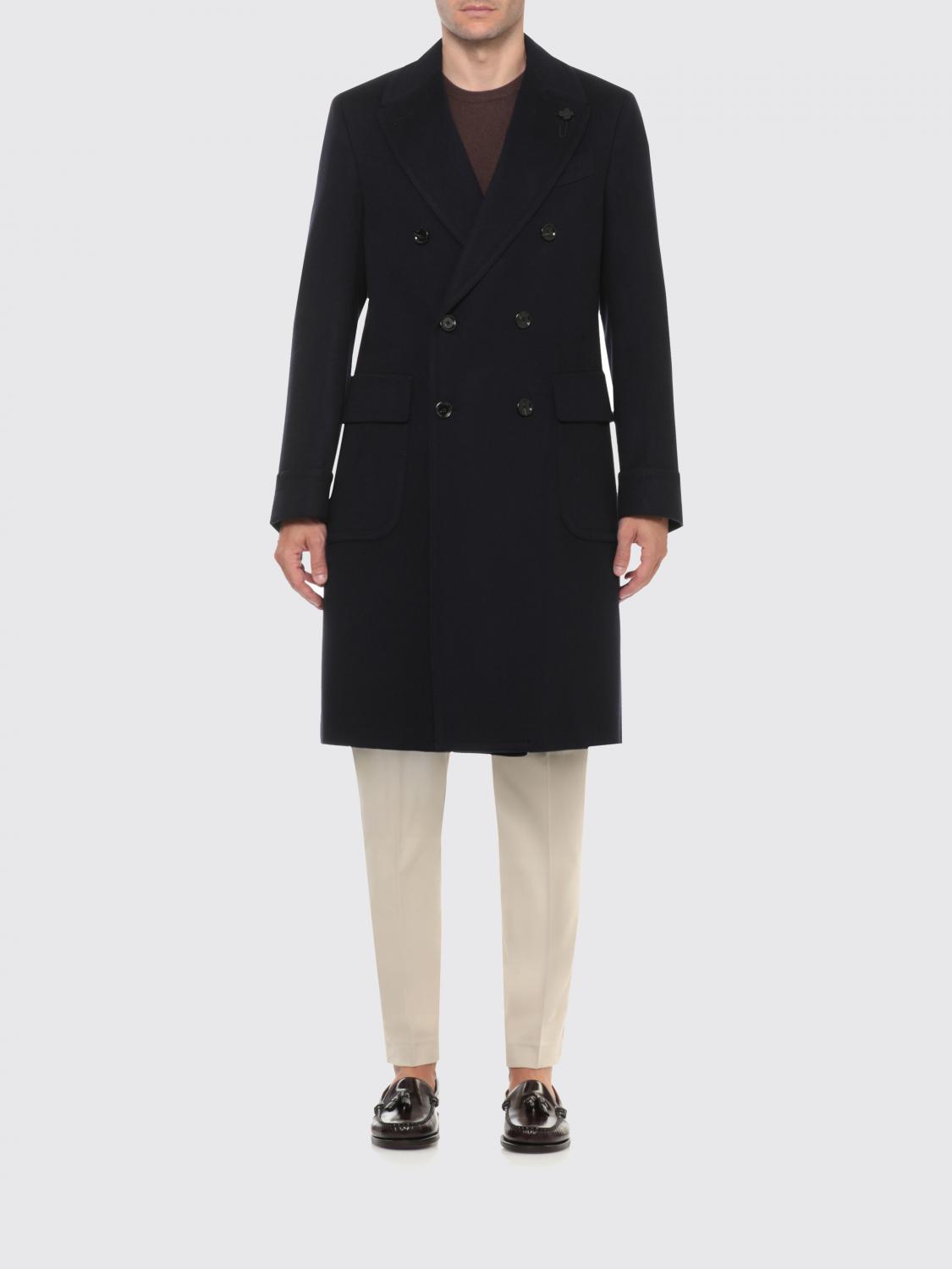 LARDINI COAT: Coat men Lardini, Blue - Img 1
