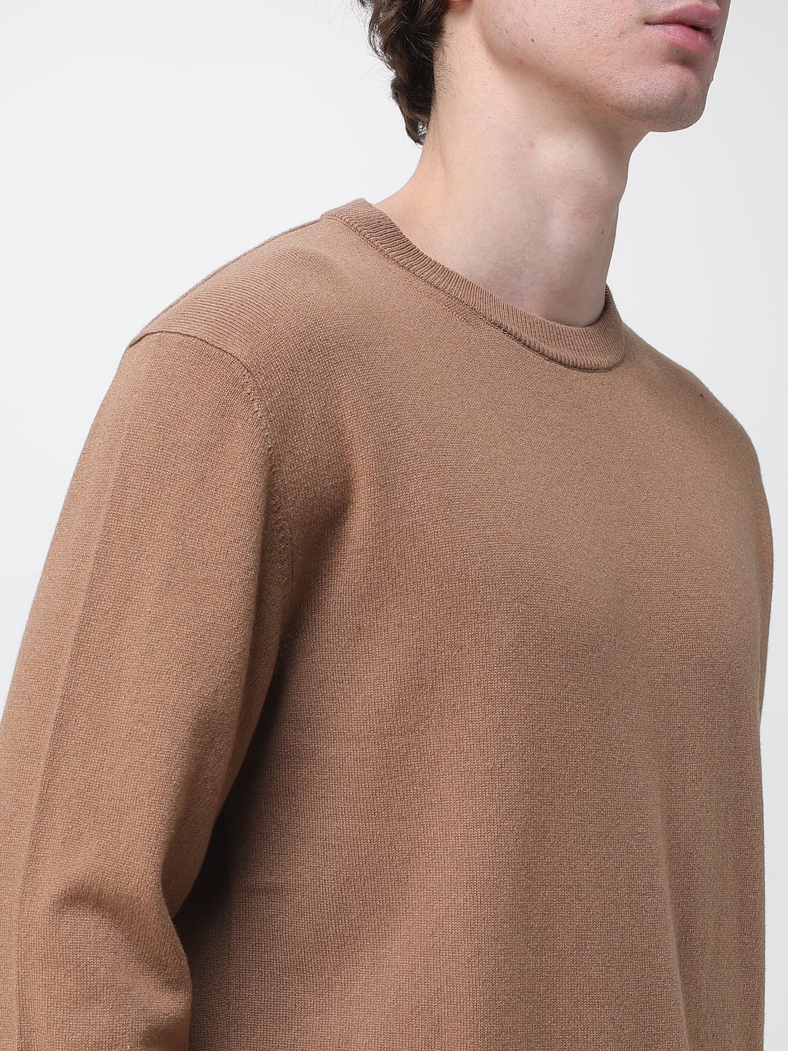 DONDUP JERSEY: Jersey hombre Dondup, Camello - Img 3