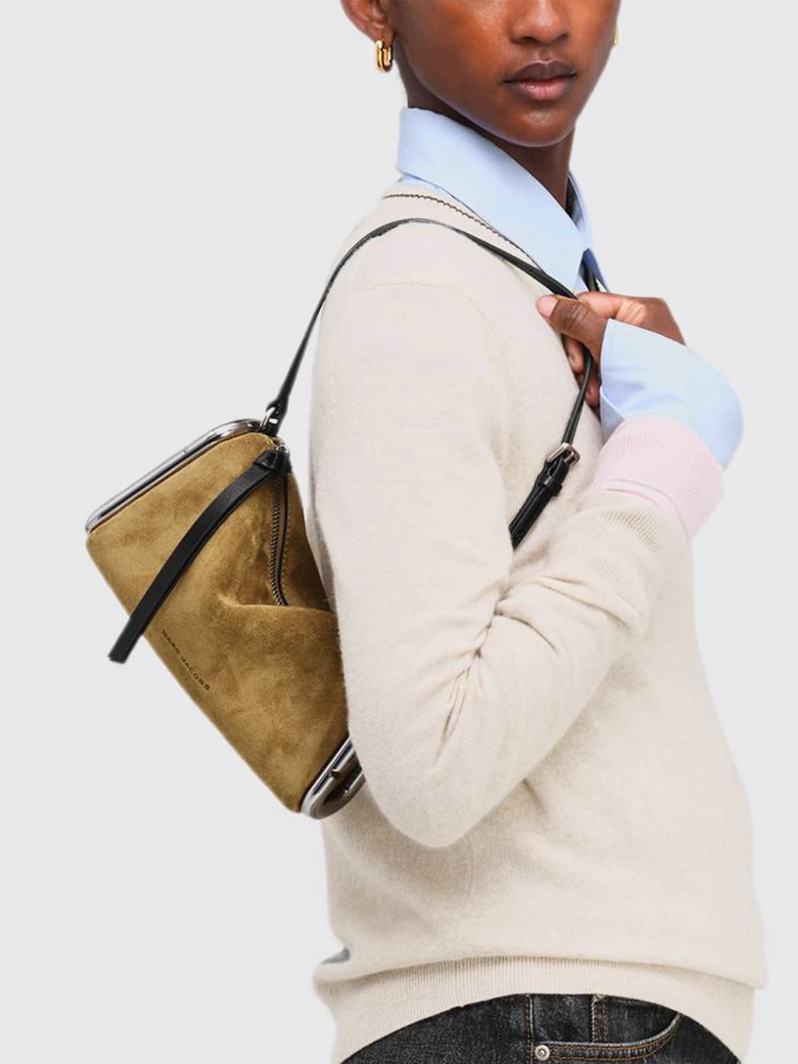 MARC JACOBS SCHULTERTASCHE: Schultertasche damen Marc Jacobs, Braun - Img 2