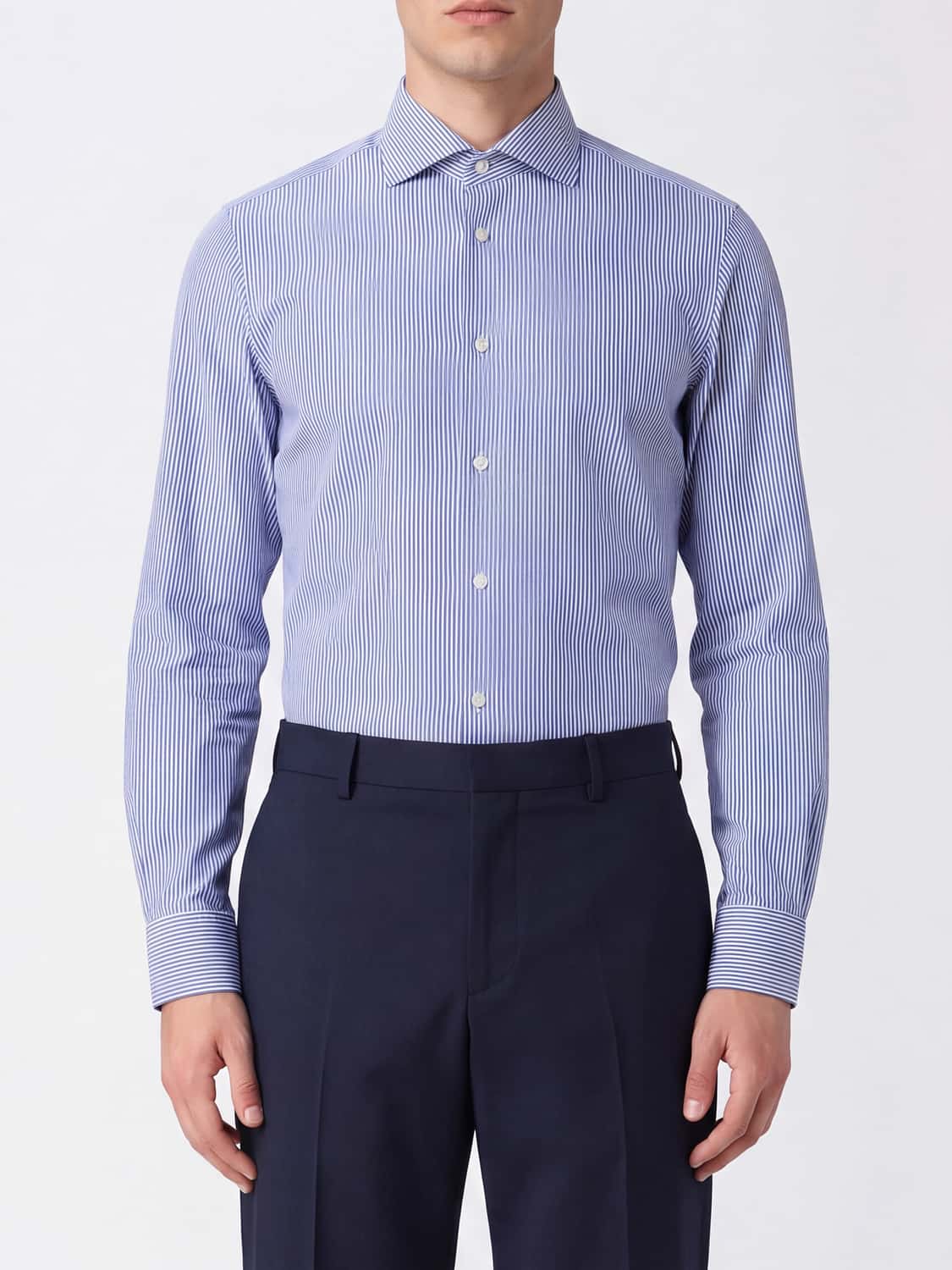 BORRIELLO SHIRT: Shirt men Borriello, Navy - Img 1