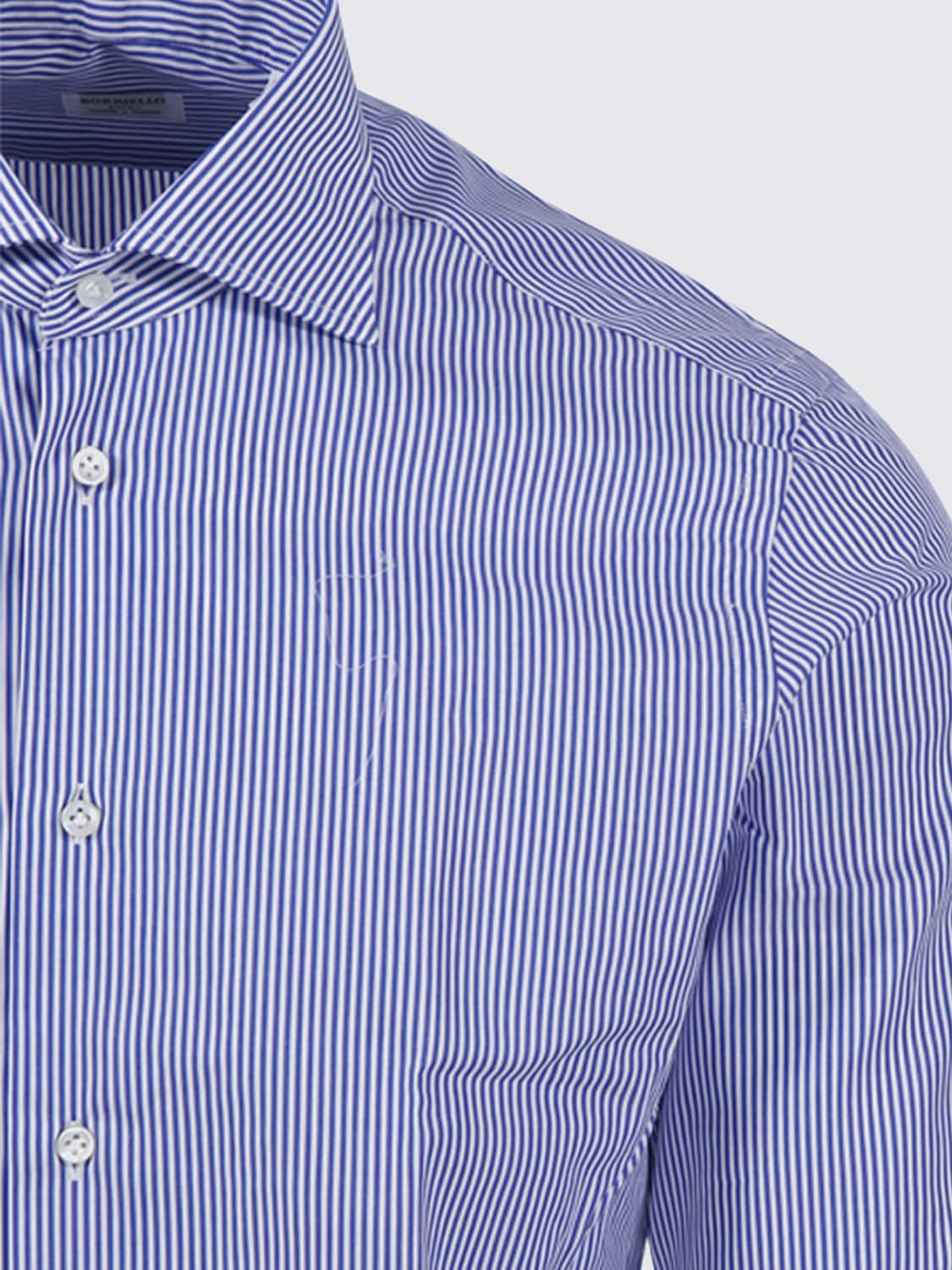 BORRIELLO SHIRT: Shirt men Borriello, Navy - Img 4