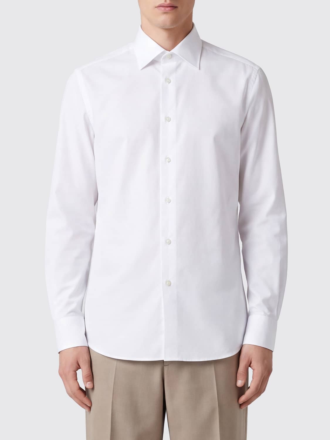 BORRIELLO SHIRT: Shirt men Borriello, White 1 - Img 1