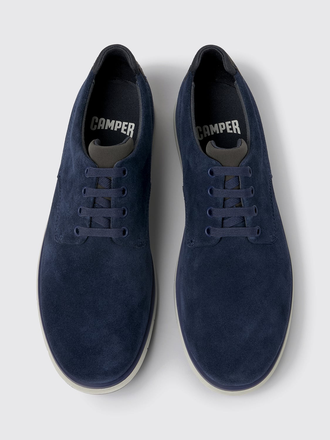 CAMPER BROGUE SHOES: Brogue shoes men Camper, Blue - Img 4