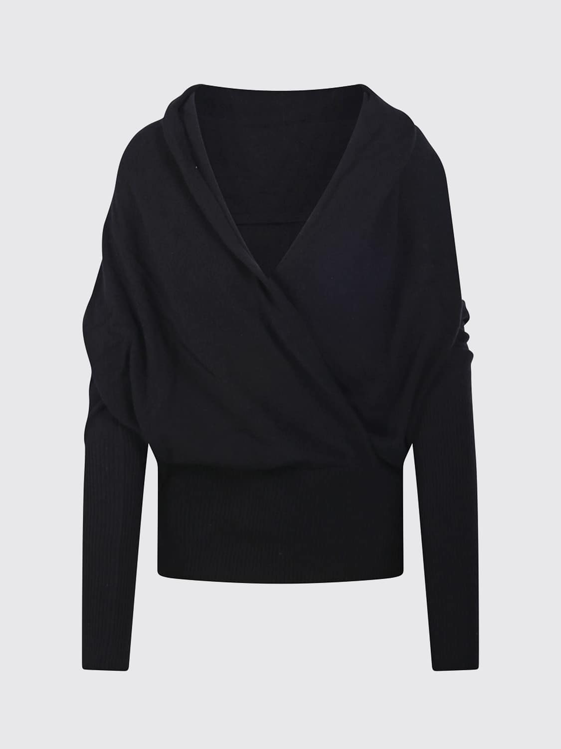 7 FOR ALL MANKIND PULLOVER: Pullover damen 7 For All Mankind, Schwarz - Img 2