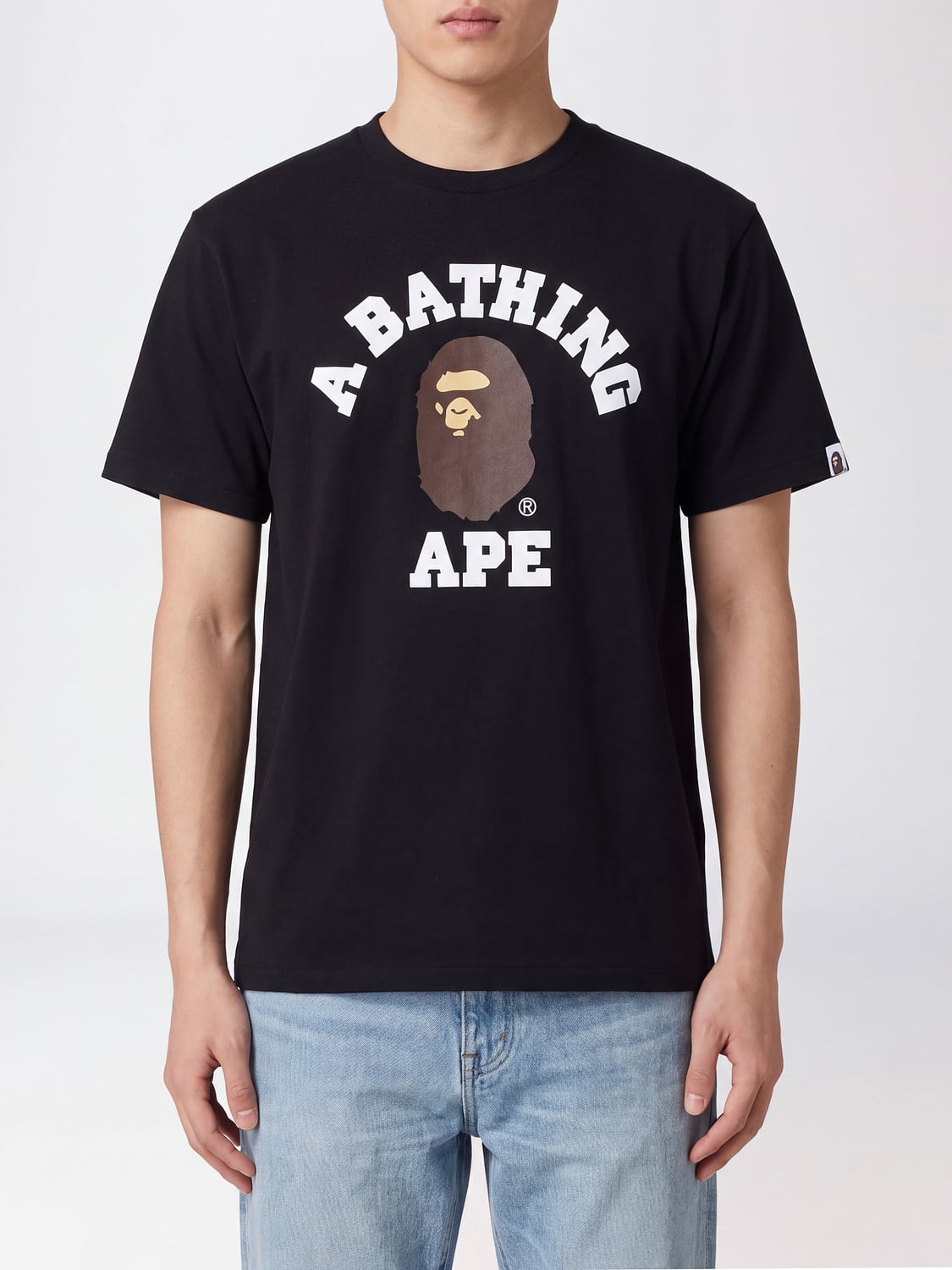 BAPE ФУТБОЛКА: Футболка Мужское Bape, Черный - Img 1
