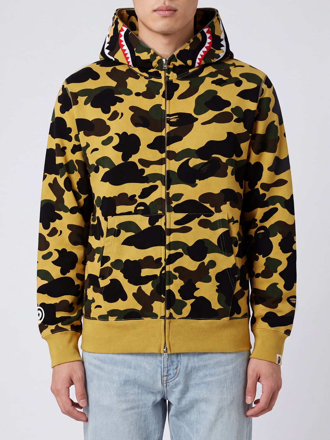 BAPE スウェットシャツ: スウェットシャツ メンズ Bape, イエロー - Img 1