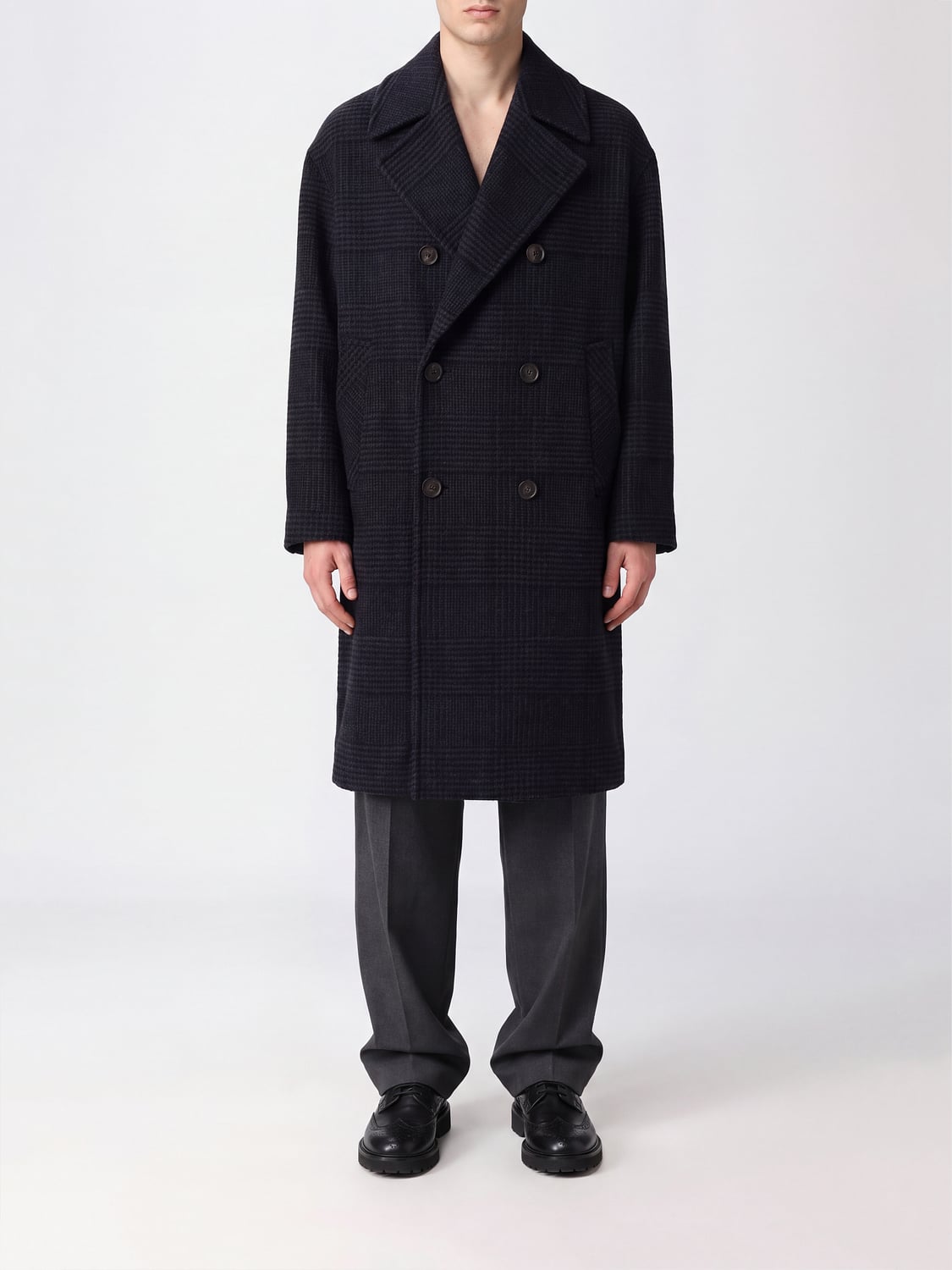 HEVO COAT: Coat men Hevo, Black - Img 1