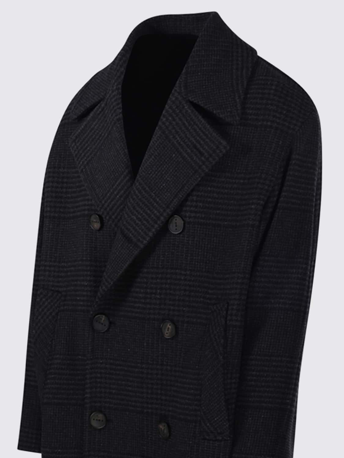 HEVO COAT: Coat men Hevo, Black - Img 4
