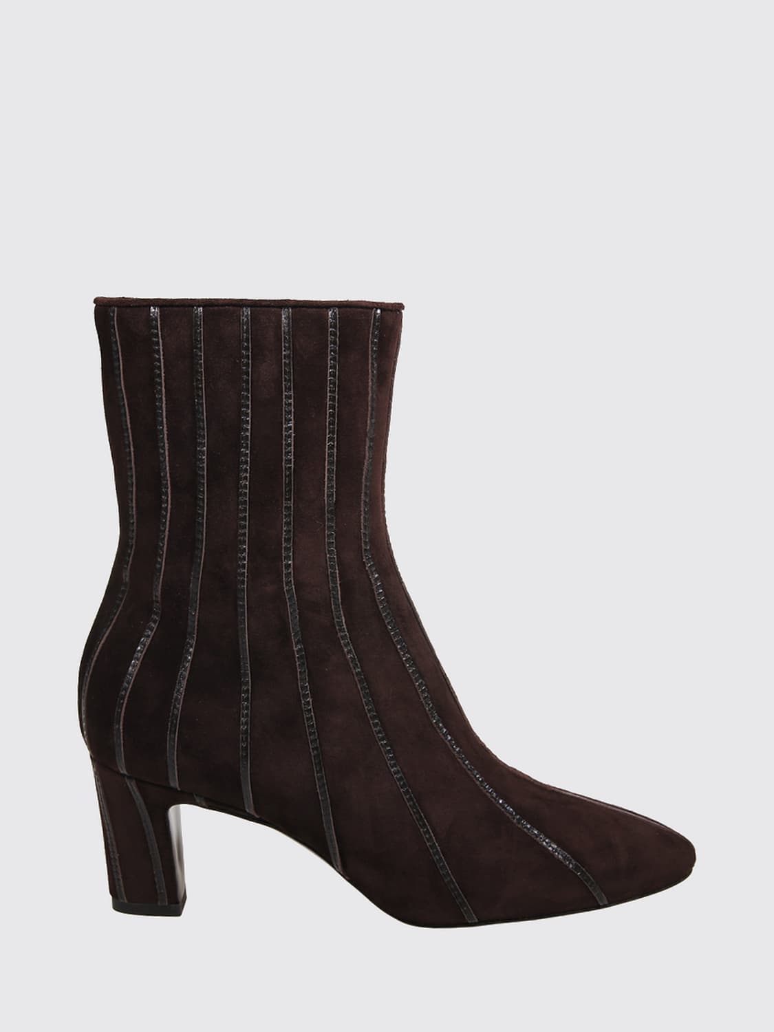 HERBERT LEVINE FLAT ANKLE BOOT: Flat ankle boot woman Herbert Levine, Coffee - Img 1