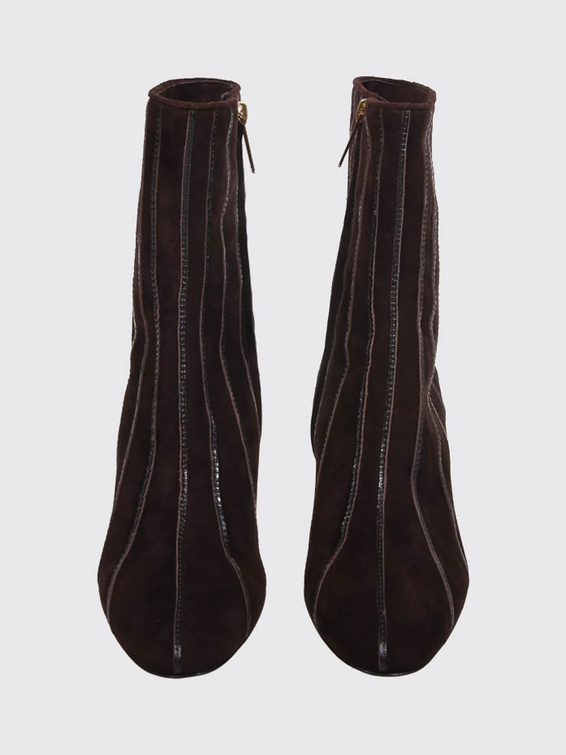 HERBERT LEVINE FLAT ANKLE BOOT: Flat ankle boot woman Herbert Levine, Coffee - Img 2