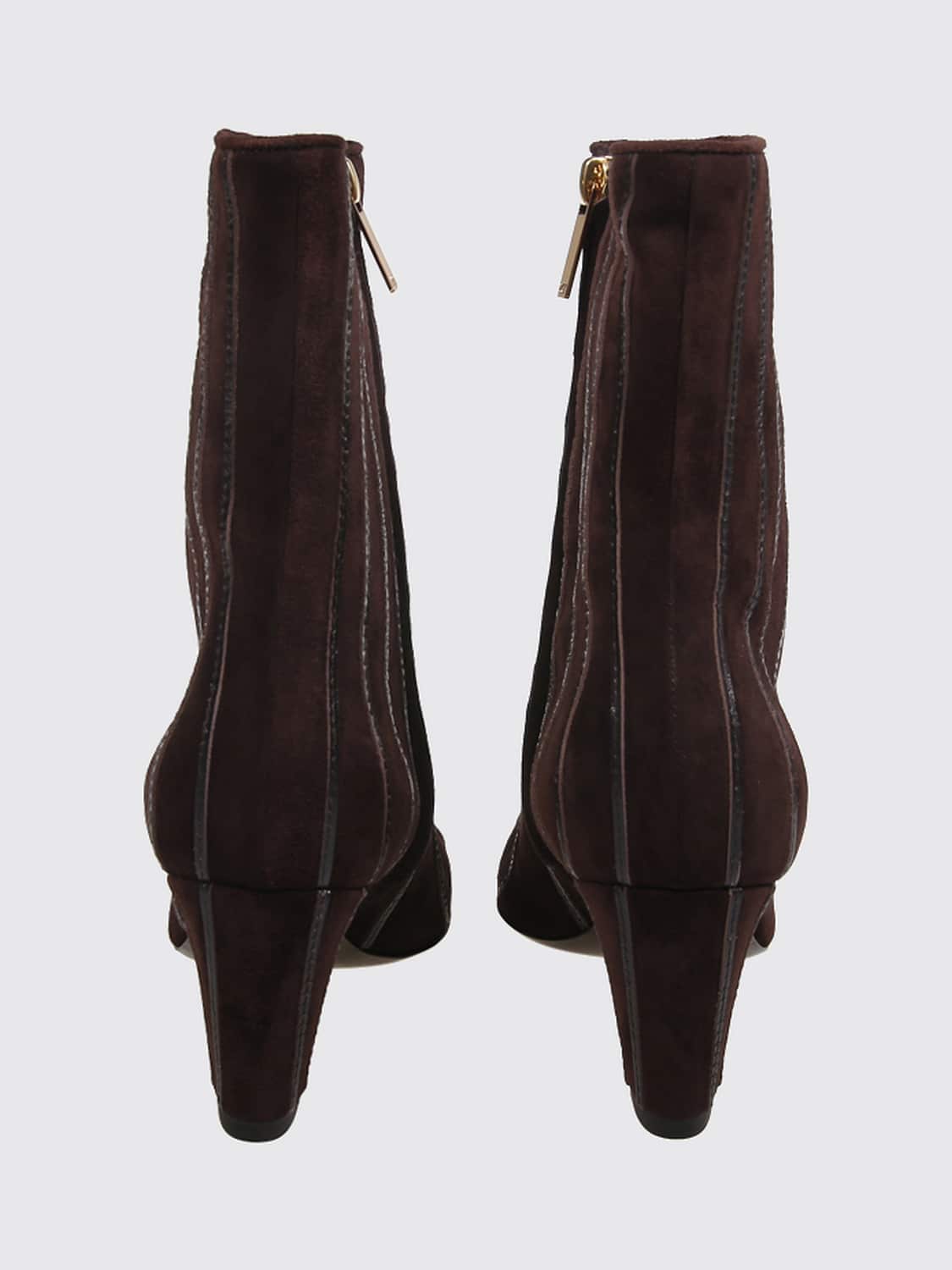 HERBERT LEVINE FLAT ANKLE BOOT: Flat ankle boot woman Herbert Levine, Coffee - Img 3