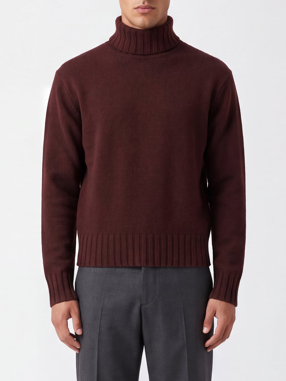 COSTUMEIN SWEATER: Sweater men Costumein, Brown - Img 1