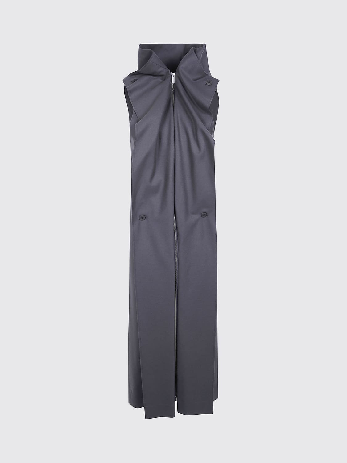 ISSEY MIYAKE VESTIDO: Vestido mujer Issey Miyake, Gris - Img 2