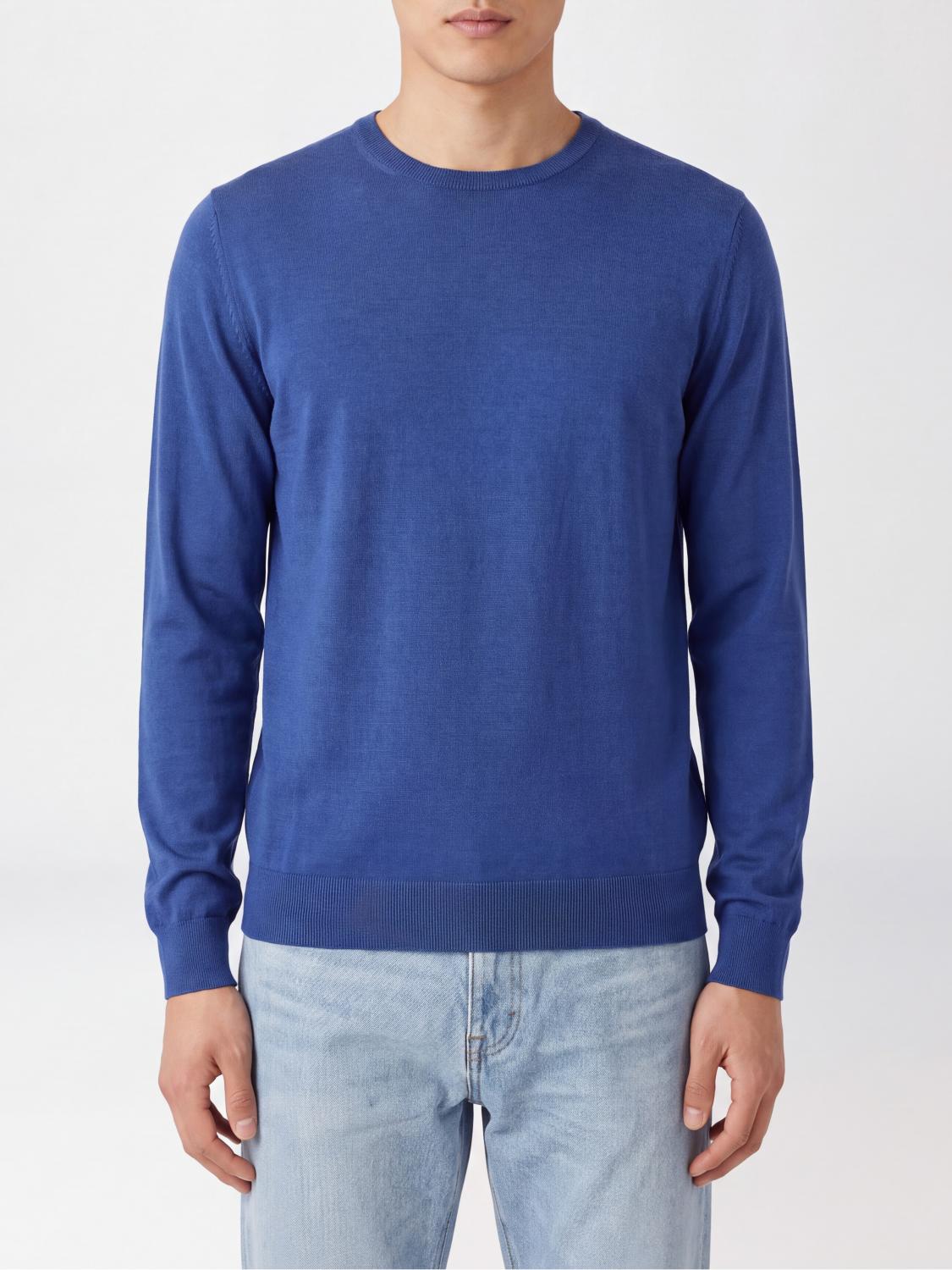 JOHN SMEDLEY PULLOVER: Pullover herren John Smedley, Blau - Img 1