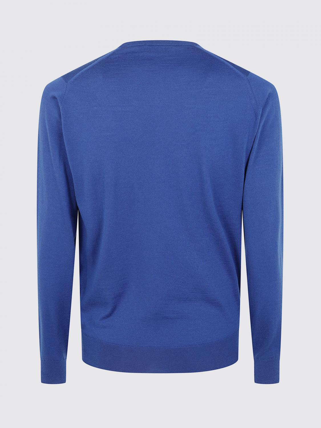 JOHN SMEDLEY PULLOVER: Pullover herren John Smedley, Blau - Img 3