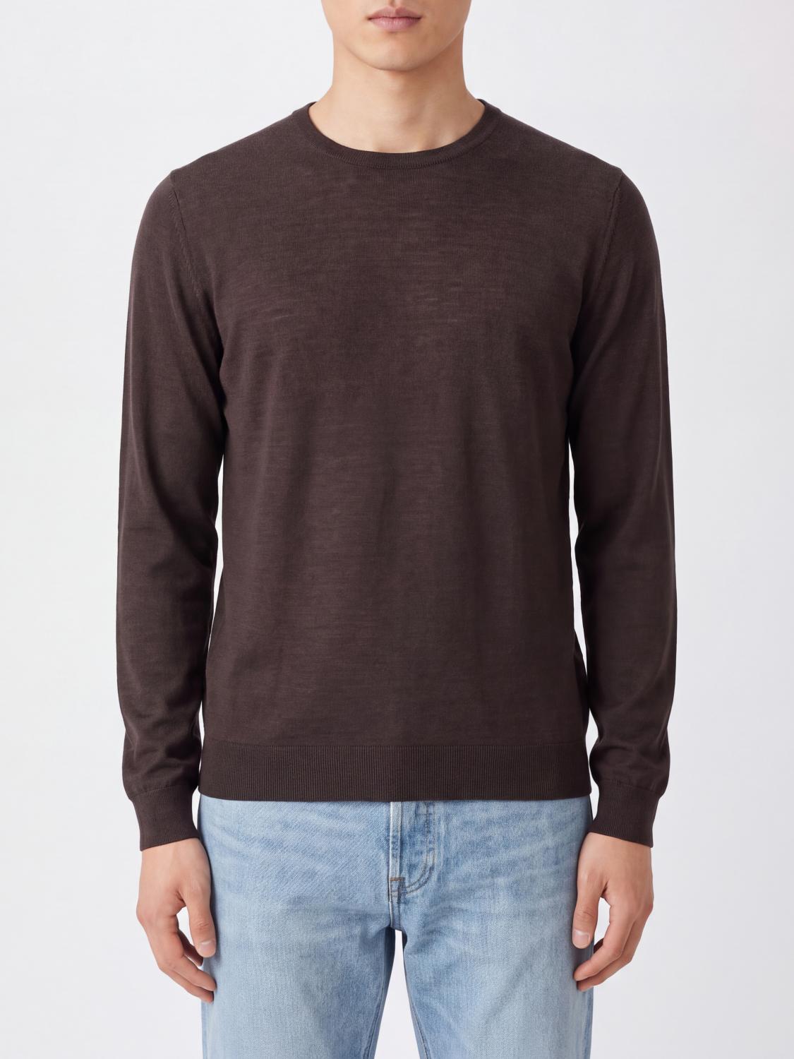 JOHN SMEDLEY SWEATER: Sweater men John Smedley, Brown - Img 1