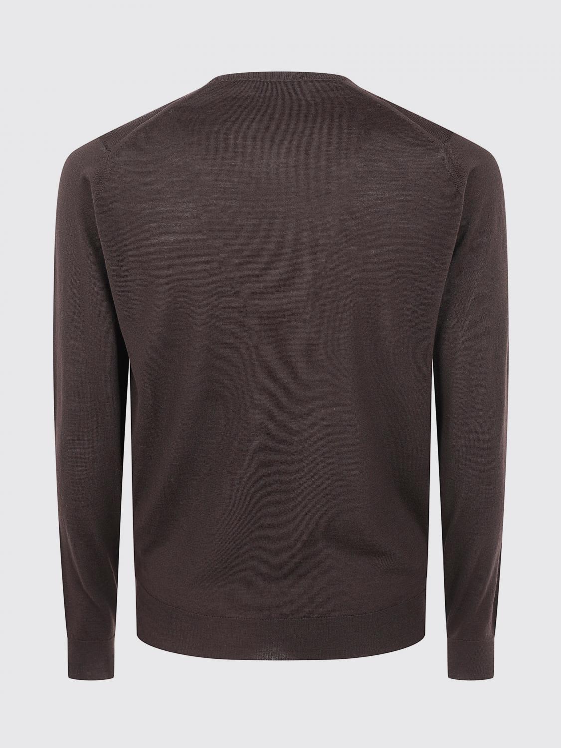 JOHN SMEDLEY SWEATER: Sweater men John Smedley, Brown - Img 3