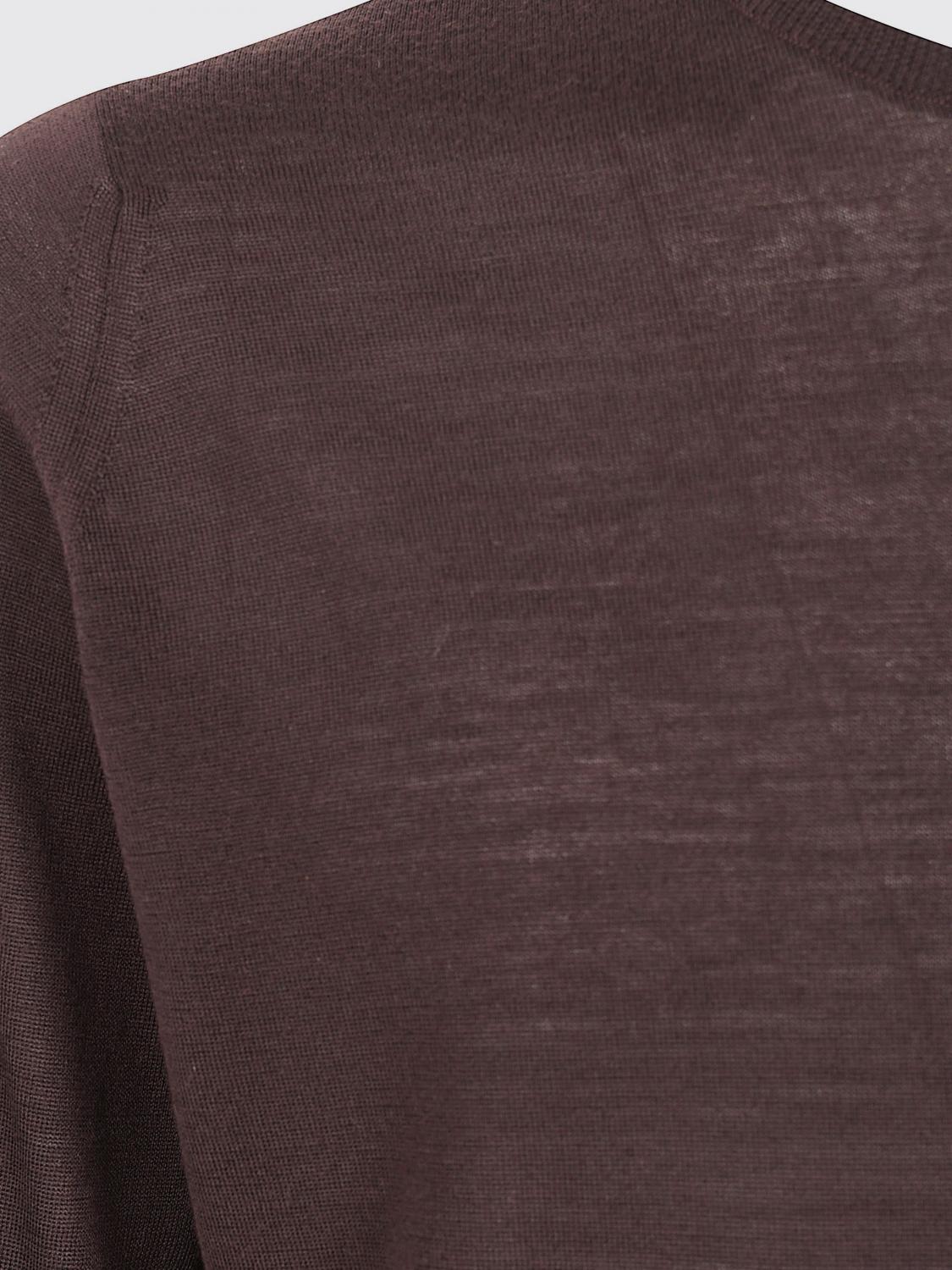 JOHN SMEDLEY SWEATER: Sweater men John Smedley, Brown - Img 4