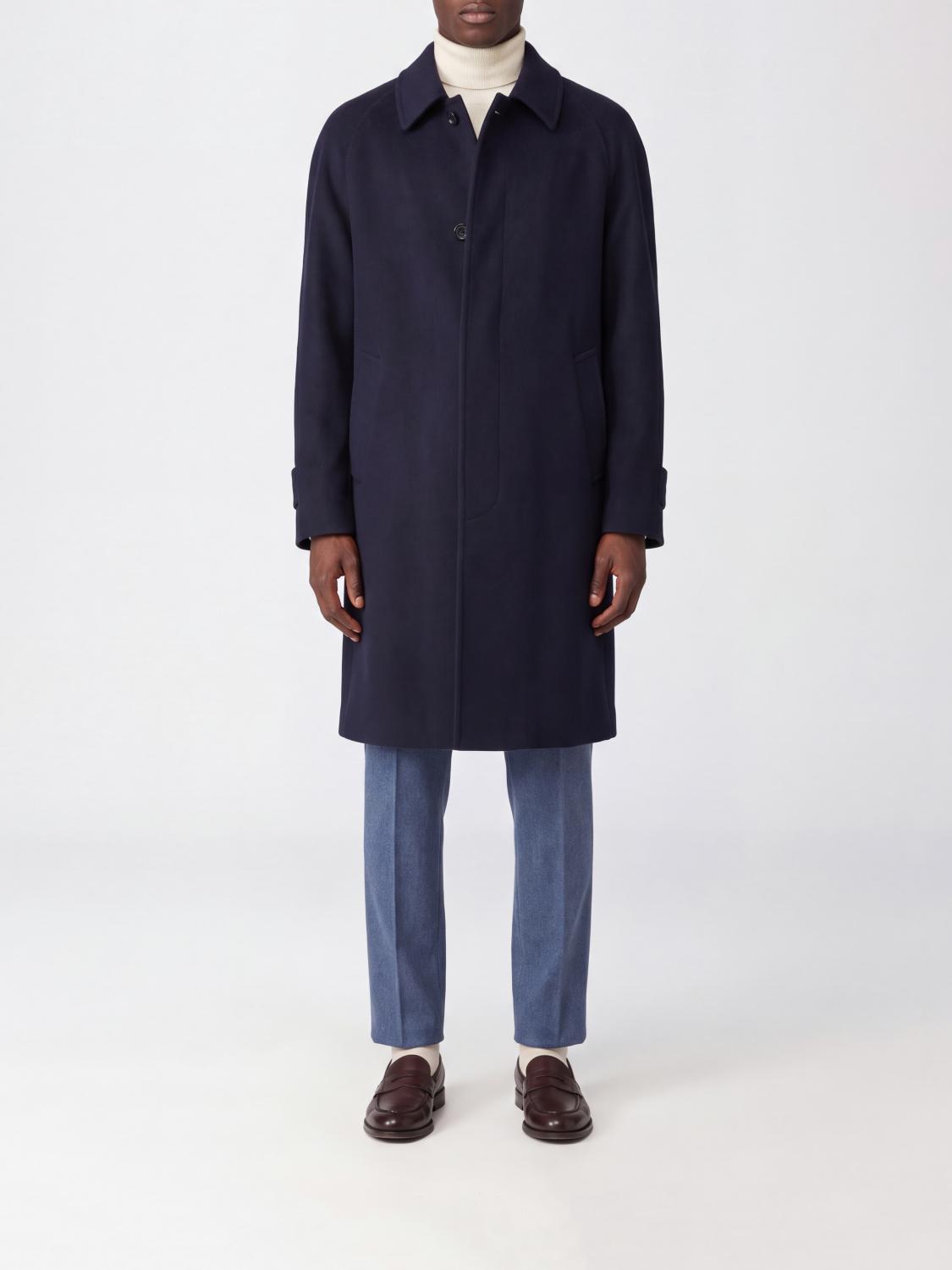 LARDINI 코트: 코트 남성 Lardini, 블랙 - Img 1