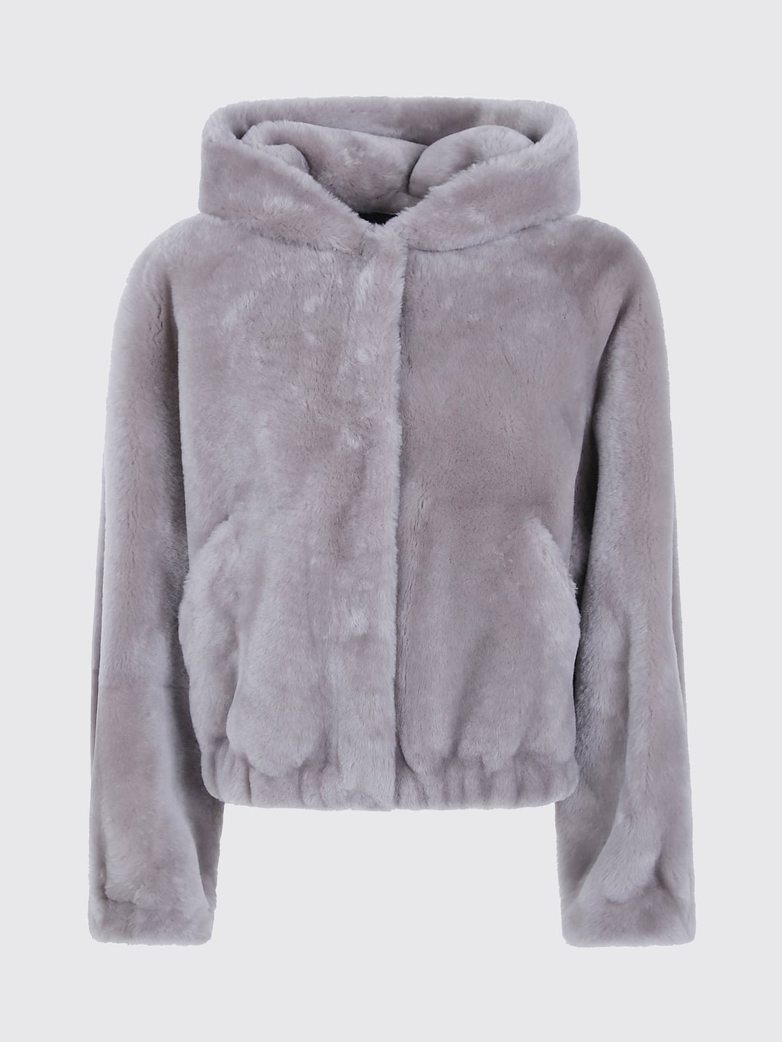 BLANCHA FUR COAT: Jacket woman Blancha, Grey - Img 2