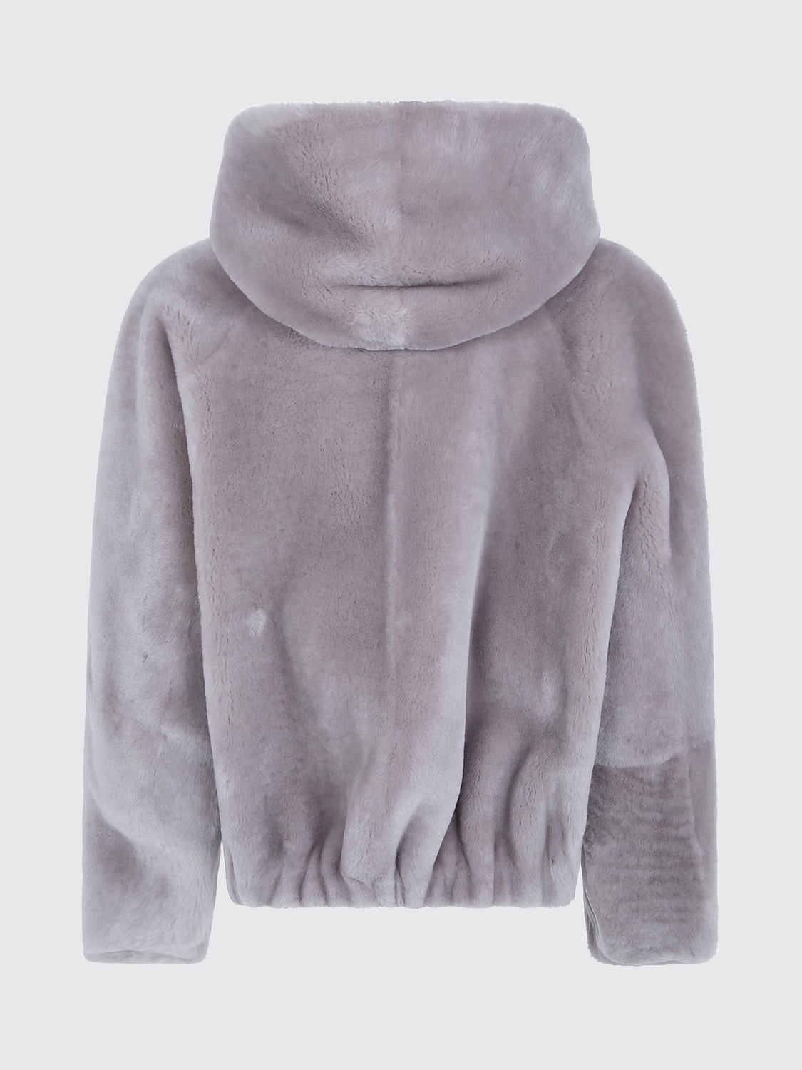 BLANCHA FUR COAT: Jacket woman Blancha, Grey - Img 3