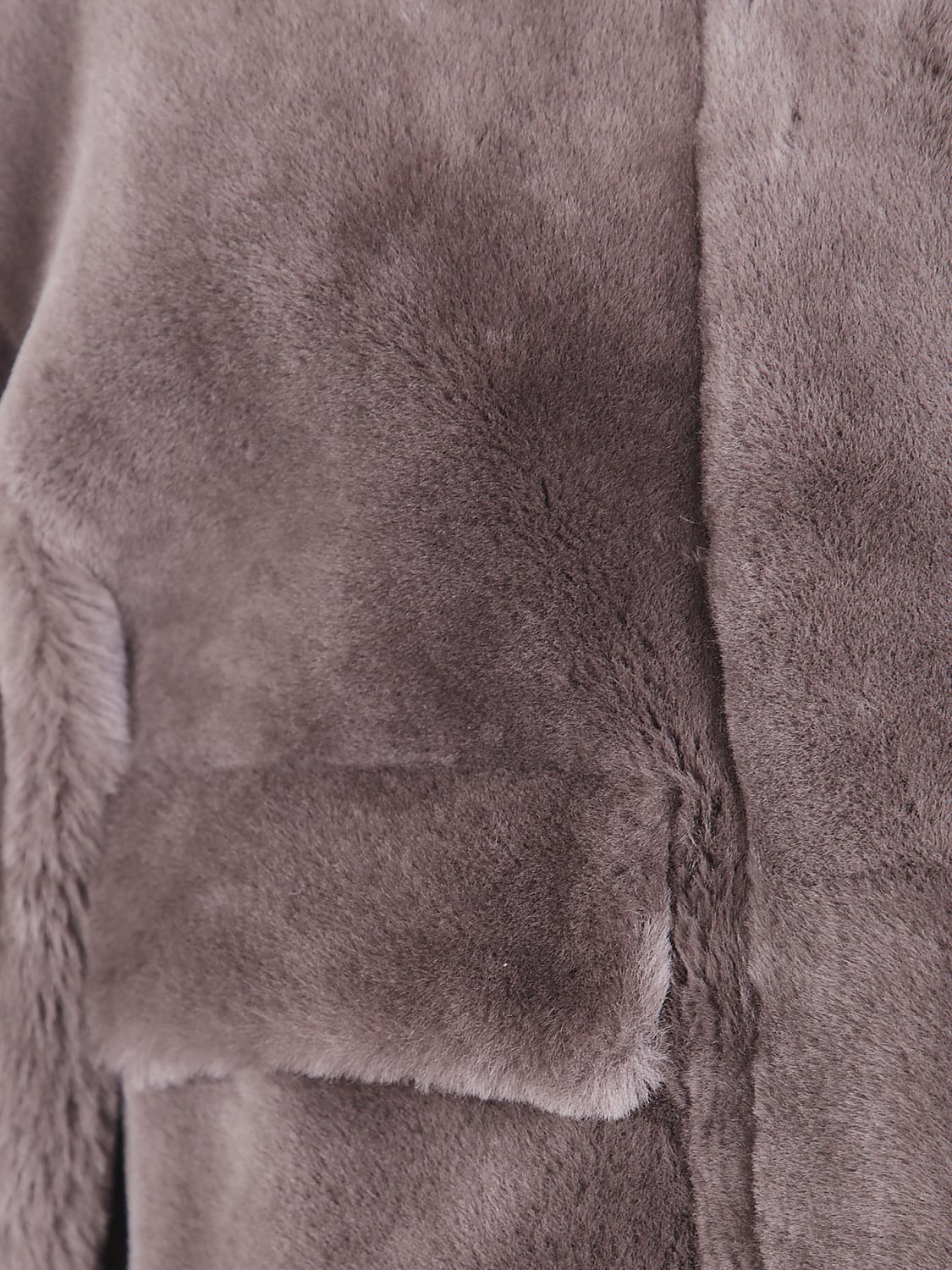 BLANCHA FUR COAT: Jacket woman Blancha, Brown - Img 4