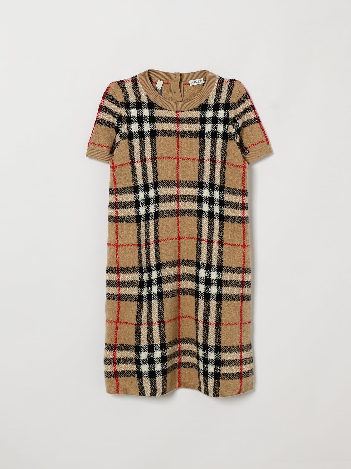 BURBERRY KLEID: Kleid kinder Burberry, Beige - Img 1