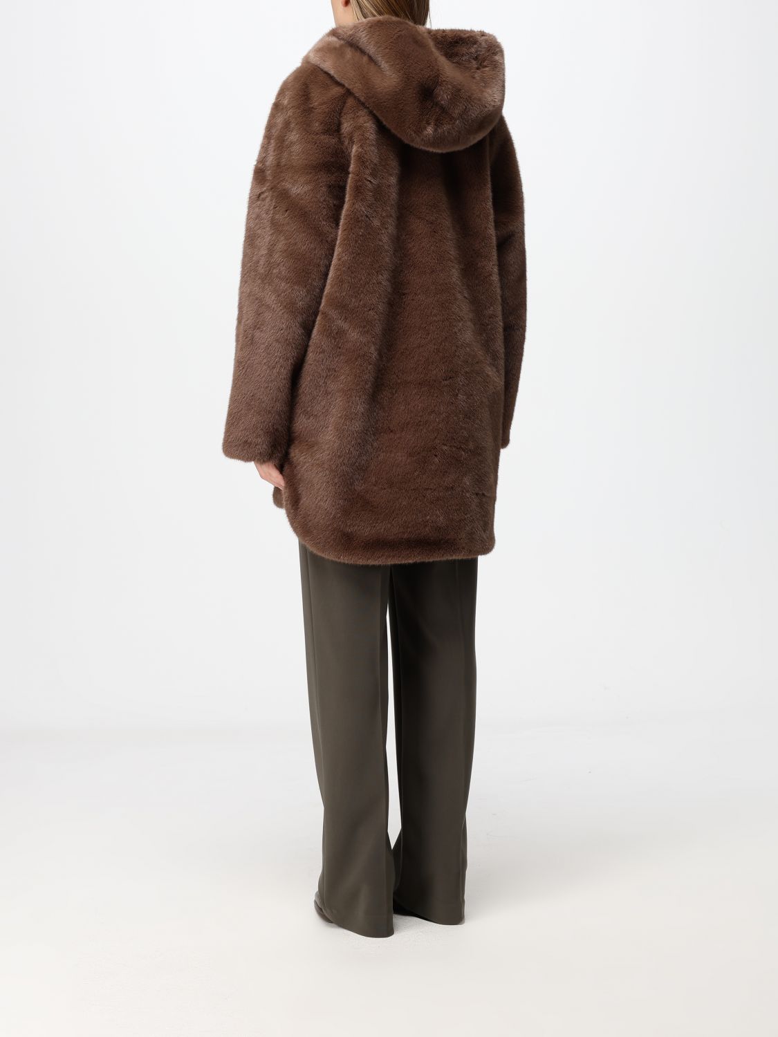 JOSEPH RIBKOFF PELLICCIA: Giacca donna Joseph Ribkoff, Marrone - Img 2
