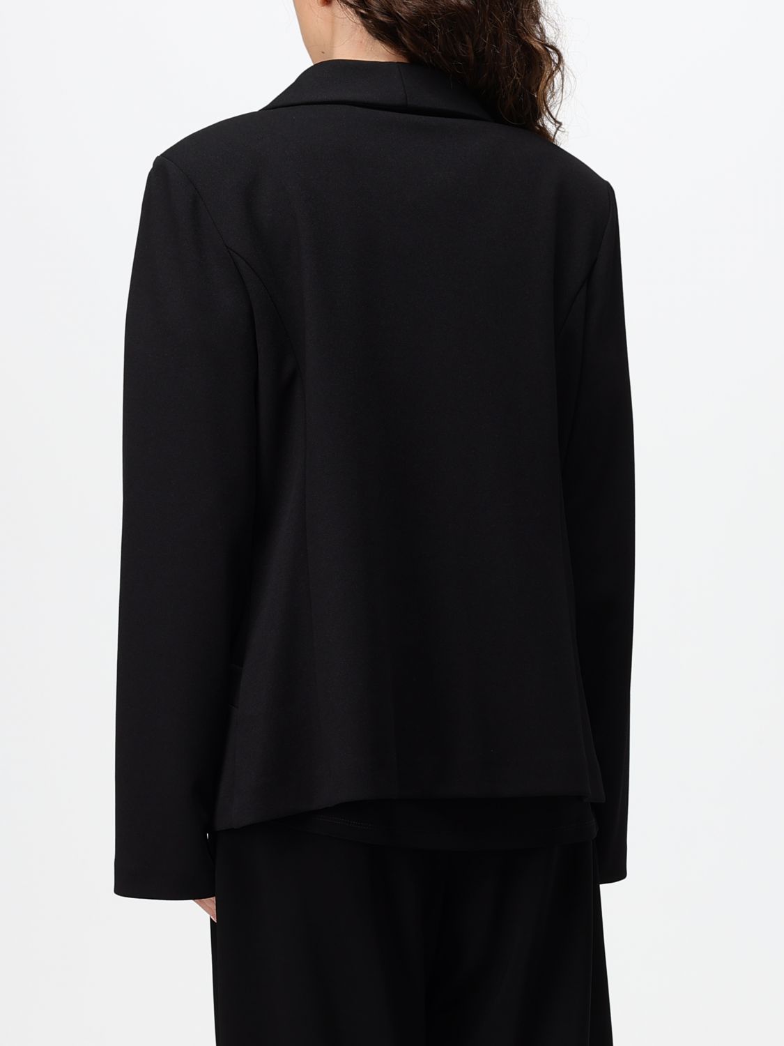 JOSEPH RIBKOFF GIACCA: Blazer corto Joseph Ribkoff con bottoni gioiello e rever a lancia, Nero - Img 2