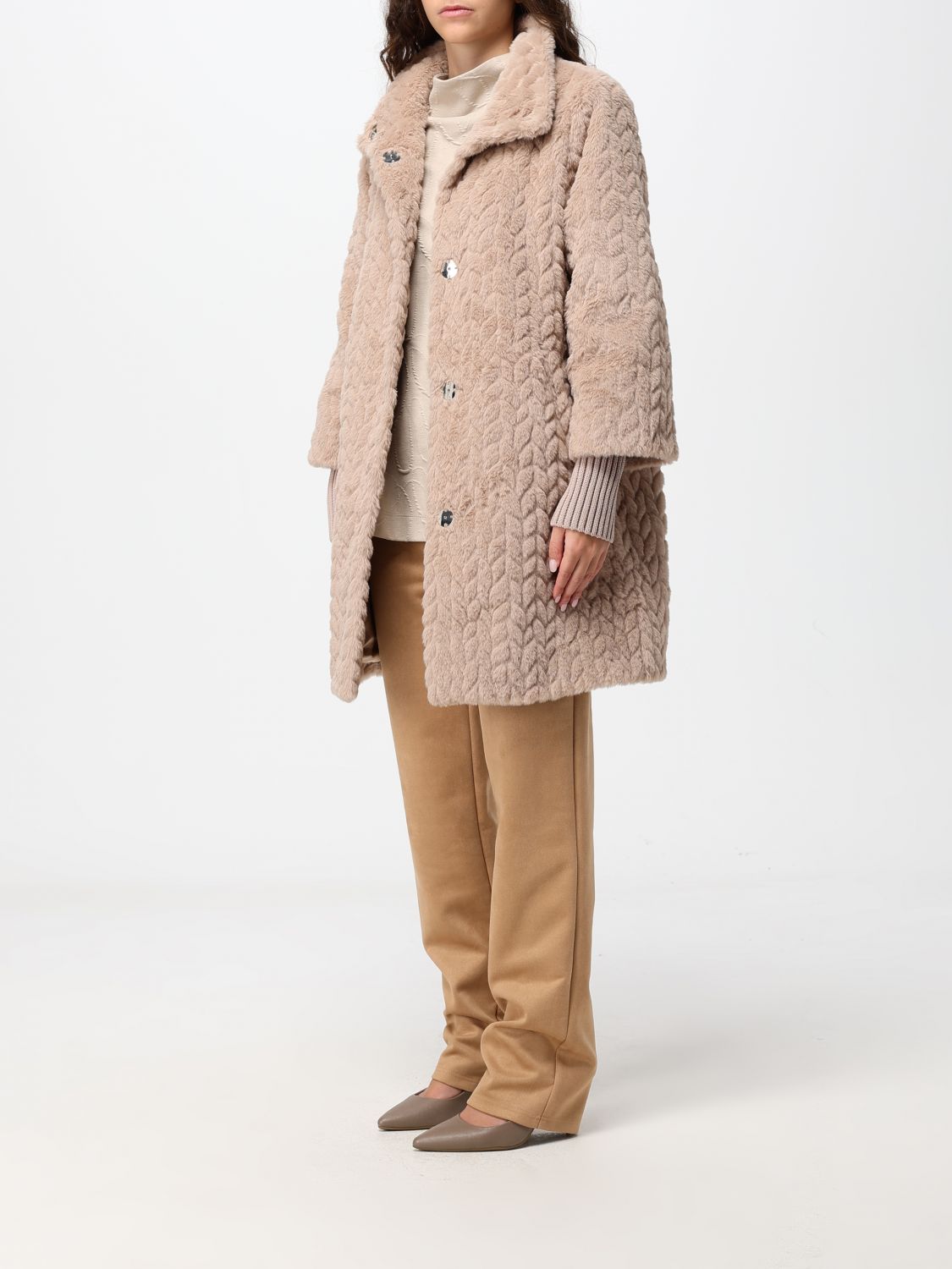 JOSEPH RIBKOFF CAPPOTTO: Cappotto donna Joseph Ribkoff, Beige - Img 3