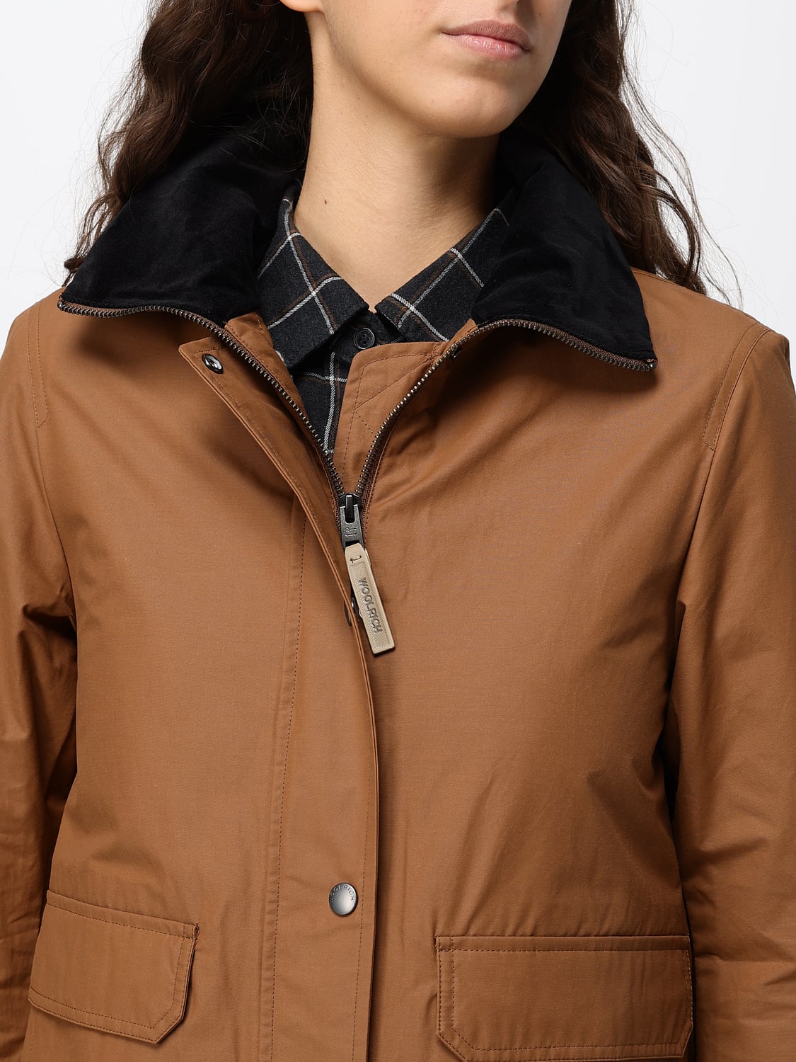 WOOLRICH JACKET: Jacket woman Woolrich, Brown - Img 4