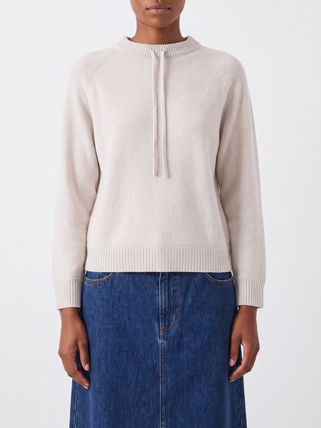 ALLUDE PULL: Pull femme Allude, Beige - Img 1