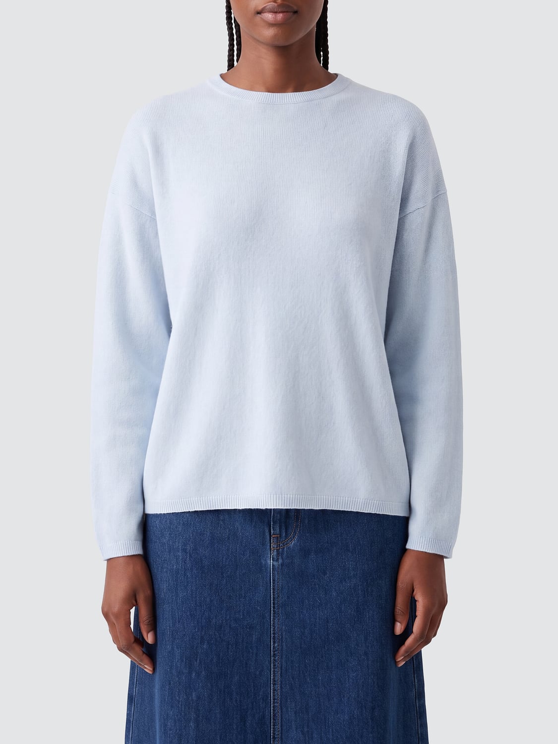 ALLUDE PULL: Pull femme Allude, Bleu Azur - Img 1