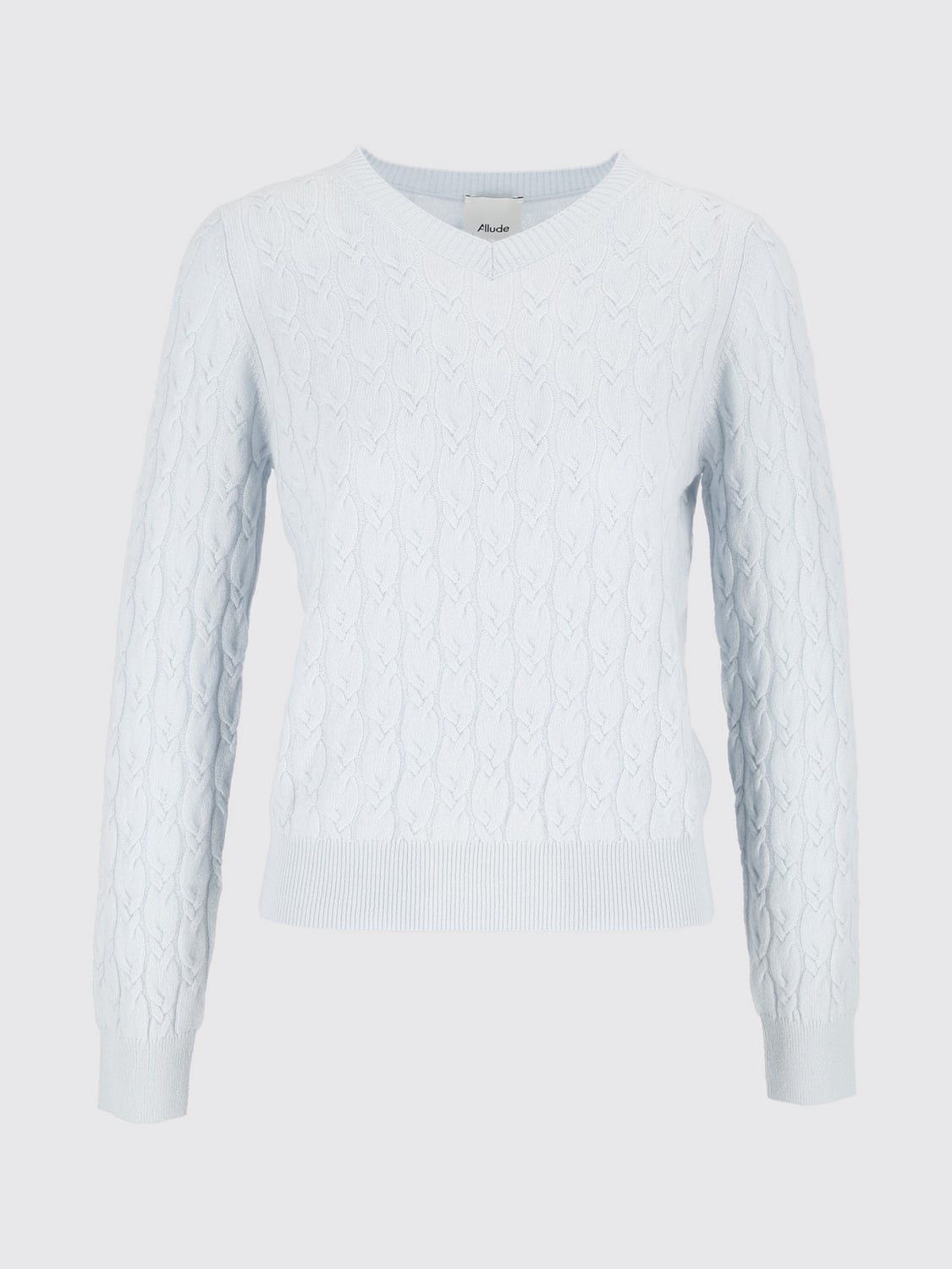 ALLUDE PULL: Pull femme Allude, Bleu Azur - Img 2