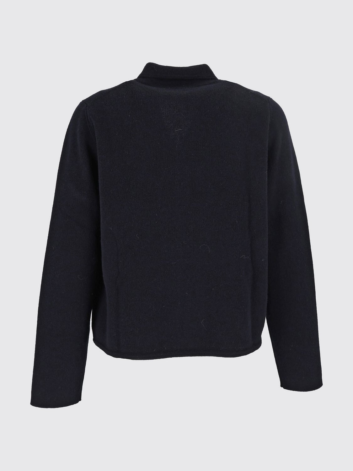 ALLUDE JACKET: Allude Single-Breasted Virgin Wool and Cashmere Blazer, Black - Img 3