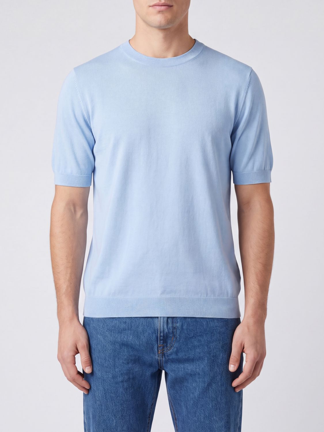BALLANTYNE SWEATER: Sweater men Ballantyne, Gnawed Blue - Img 1