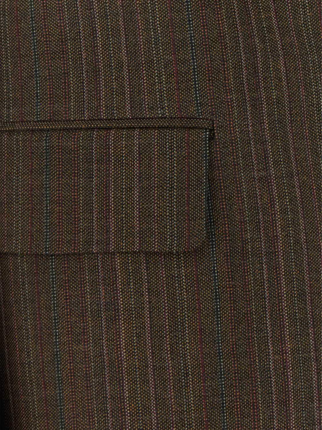 DRIES VAN NOTEN JACKE: Gestreifter Relaxed-Fit-Blazer Dries Van Noten aus reiner Wolle, Beige - Img 3