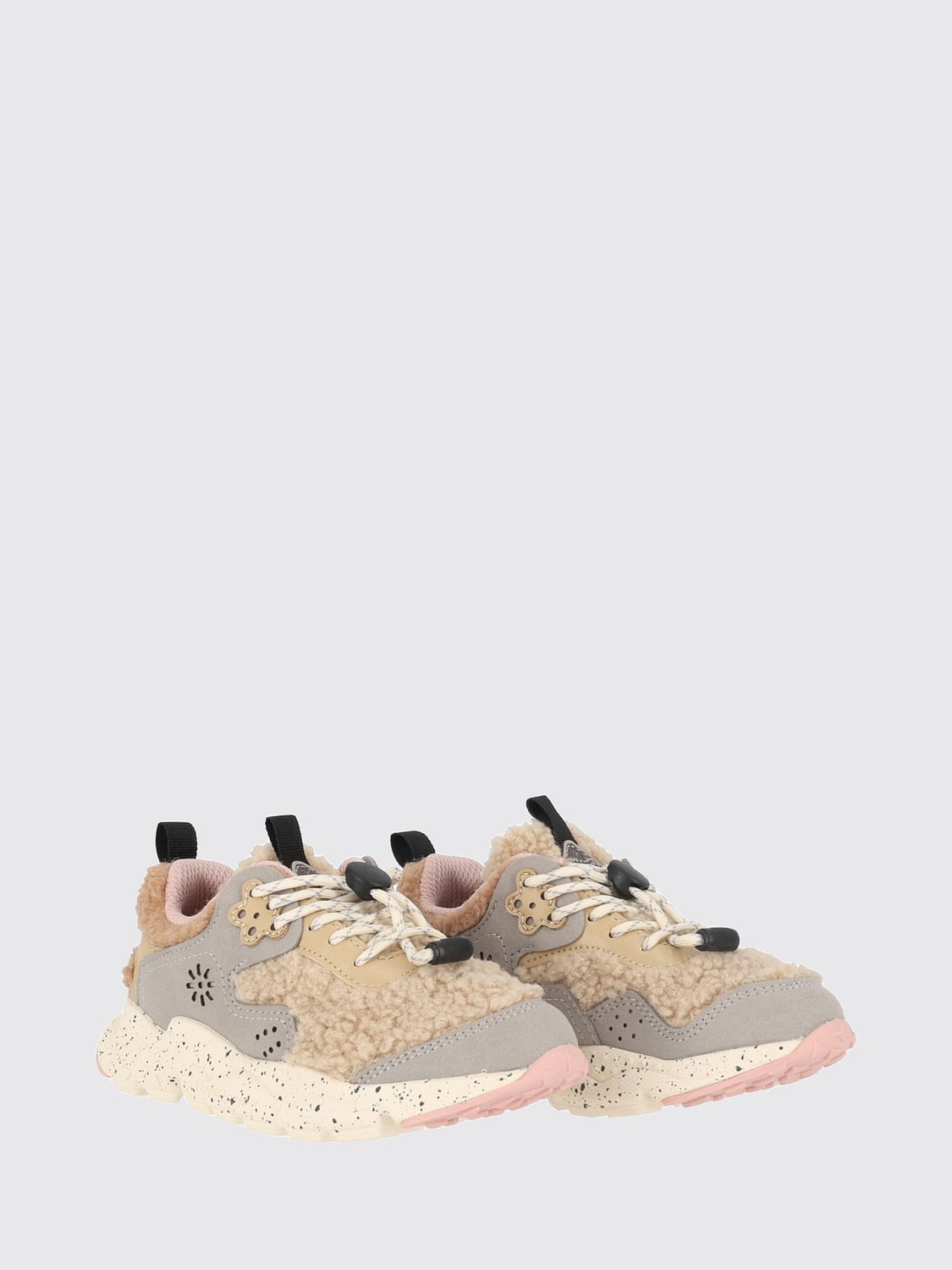 FLOWER MOUNTAIN SNEAKERS: Sneakers kinder Flower Mountain, Beige - Img 2