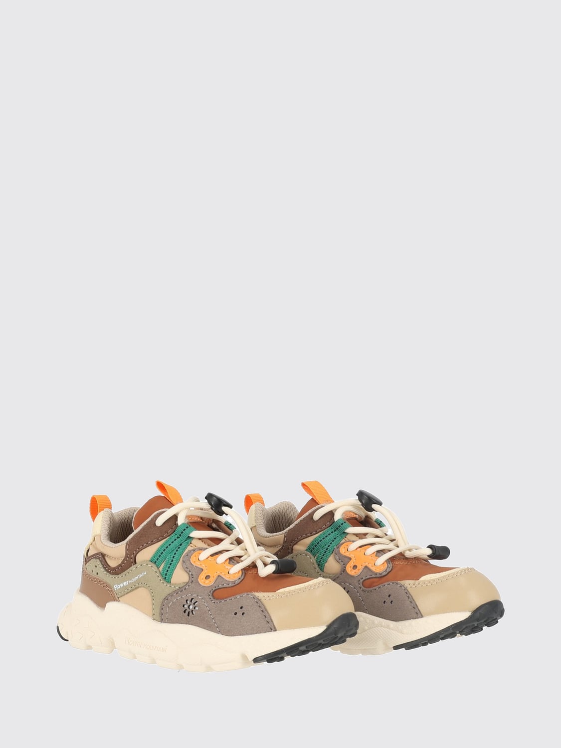 FLOWER MOUNTAIN SNEAKERS: Sneakers kinder Flower Mountain, Braun - Img 2