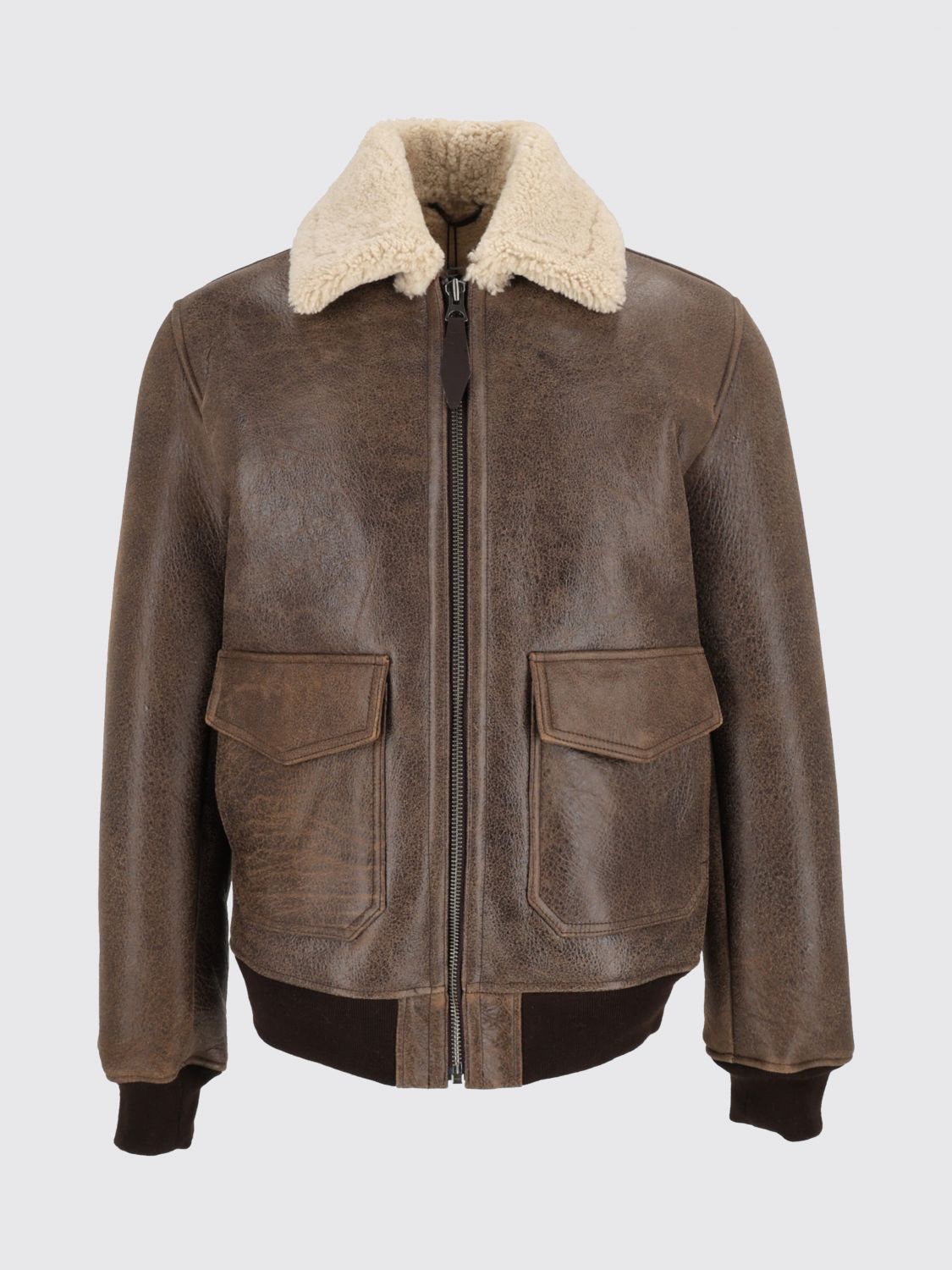 SCHOTT N.Y.C. JACKET: Jacket men Schott NYC, Brown - Img 2