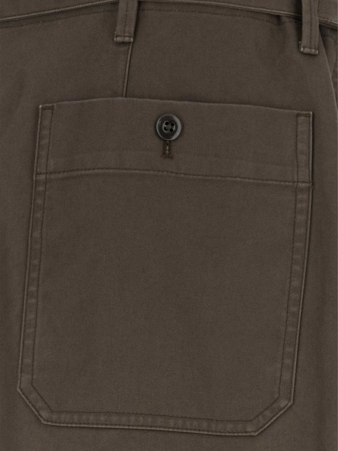 LEMAIRE PANTS: Pants men Lemaire, Brown - Img 4