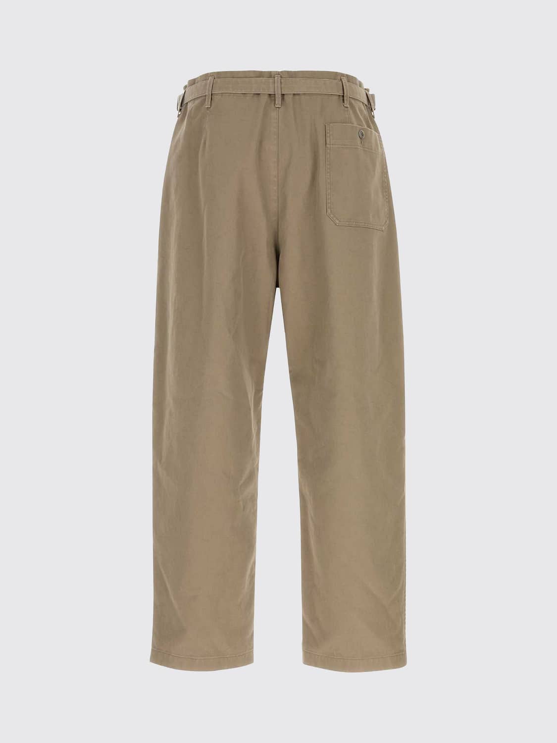 LEMAIRE パンツ: LEMAIRE テーパードフィット ミッドライズパンツ コットンツイル製, ダブグレー - Img 3